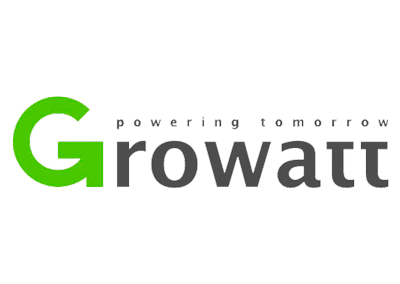 Logo de la empresa colaboradora Growatt